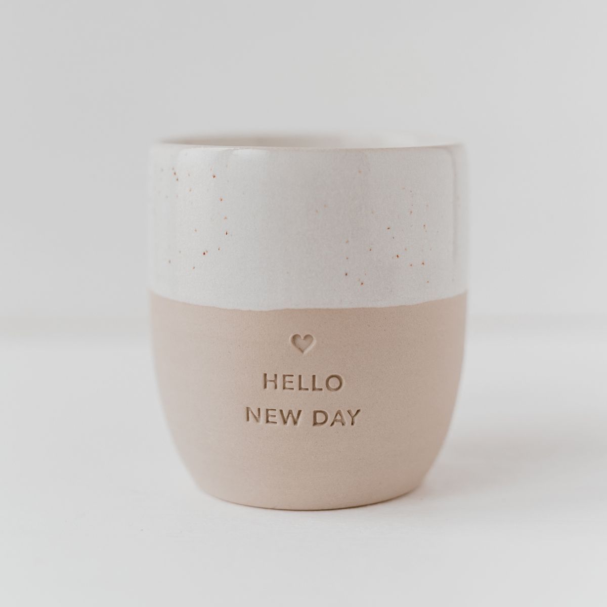 Becher HELLO NEW DAY